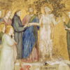 Giotto di Bondone, Cristo benedice il matrimonio di San Francesco con la Povertà, 1330