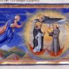 Priamo della Quercia,Tommaso d'Aquino presenta a Dante e Beatrice San Francesco e San Domenico, 1448-50